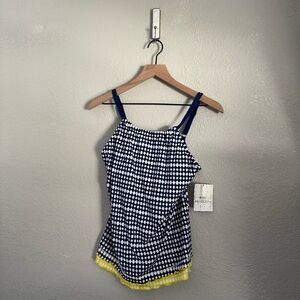 24th & Ocean Tankini Top Size M NWT